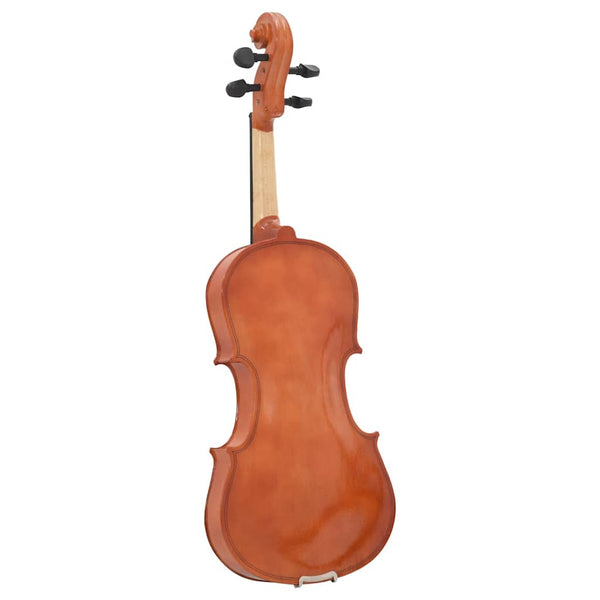4/4 Violine Komplettset Dunkles Holz