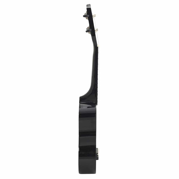 Schwarzes Sopran-Ukulele-Set für Kinder mit Tasche, 21 Zoll