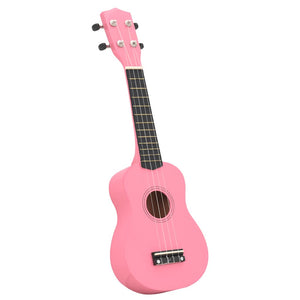 Rosa Sopran Ukulele Set mit Tasche