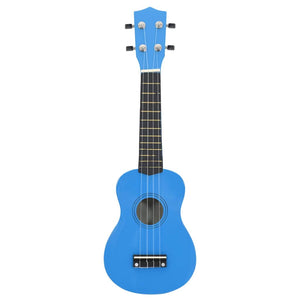 Sopran Ukulele Set Babyblau mit Tasche