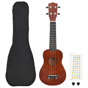 Sopran Ukulele Set mit Tasche 23 Zoll