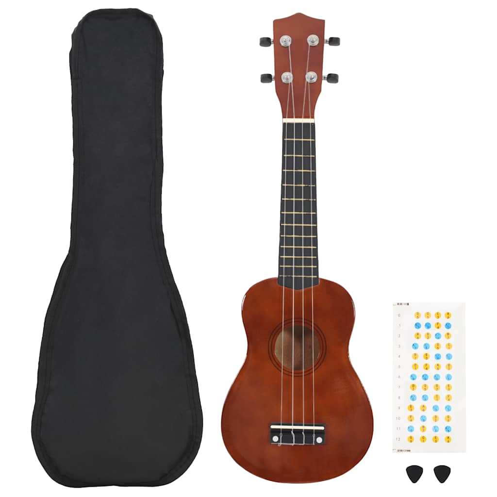 Sopran Ukulele Set mit Tasche 23 Zoll