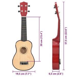 Sopran Ukulele Set für Kinder 23 Zoll