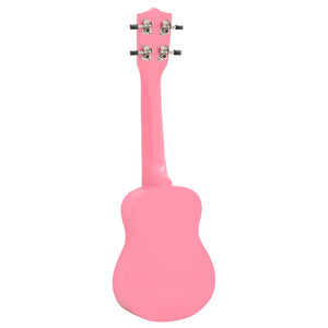 Rosa Sopran Ukulele Set mit Tasche