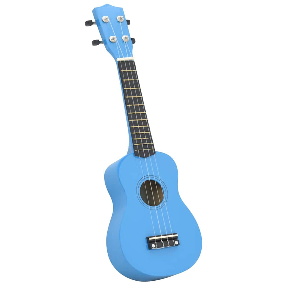 23" Sopran Ukulele Set Babyblau mit Tasche