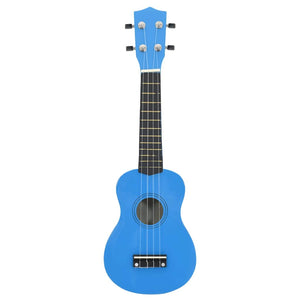 23" Sopran Ukulele Set Babyblau mit Tasche