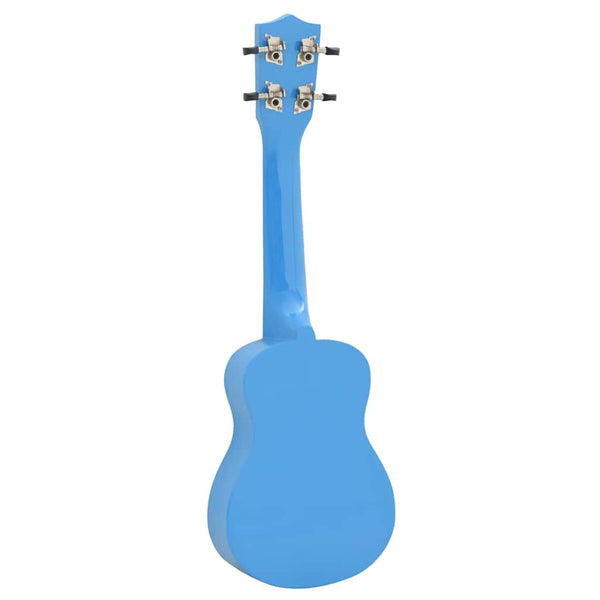 23" Sopran Ukulele Set Babyblau mit Tasche