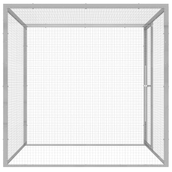 Katzenkäfig 1,5x1,5x1,5 m Verzinkter Stahl