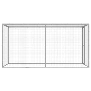Katzenkäfig 3x1,5x1,5 m Verzinkter Stahl