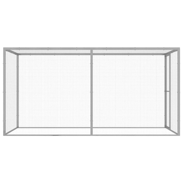 Katzenkäfig 3x1,5x1,5 m Verzinkter Stahl