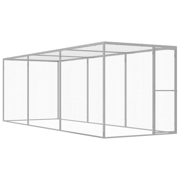 Katzenkäfig 4,5x1,5x1,5 m Verzinkter Stahl