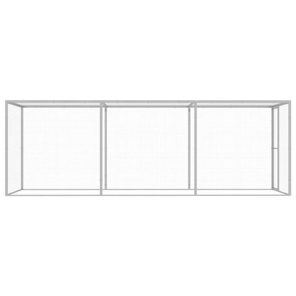 Katzenkäfig 4,5x1,5x1,5 m Verzinkter Stahl