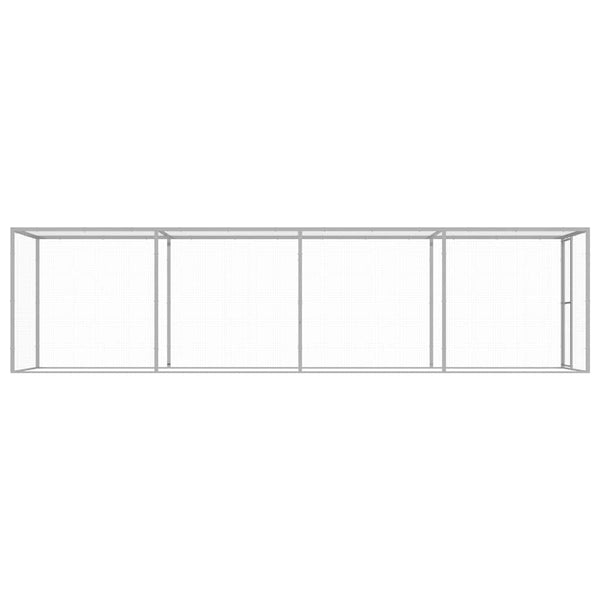 Katzenkäfig 6x1,5x1,5 m Verzinkter Stahl