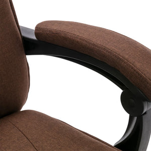 Massage-Bürostuhl Braun Stoff