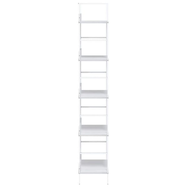Bücherregal 5 Regalböden Weiß 60x27,6x158,5 cm Holzwerkstoff