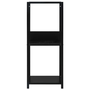 Kleines Bücherregal Schwarz 33,5x39,6x79,7 cm Holzwerkstoff