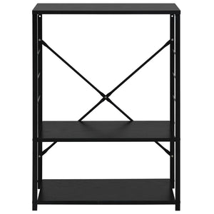 Mikrowellenregal Schwarz 60×39,6×79,5 cm Holzwerkstoff