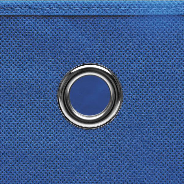 Aufbewahrungsboxen 4 Stk. Blau 32x32x32 cm Stoff