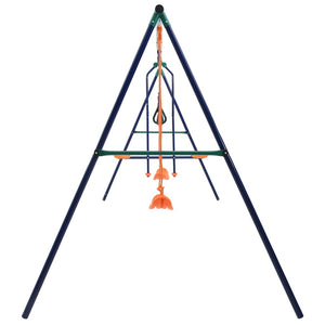 Stahl Schaukel Set mit Turnringen & 4 Sitzen