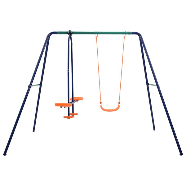 3-Sitzer Stahl Schaukel Set