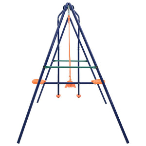 3-Sitzer Stahl Schaukel Set