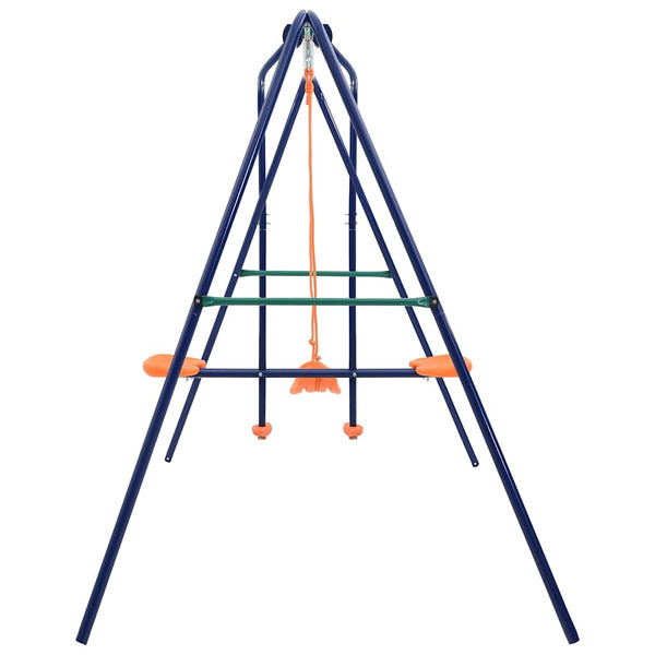 3-Sitzer Stahl Schaukel Set