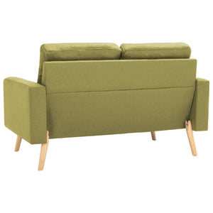 2-Sitzer-Sofa Grün Stoff