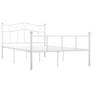 Bettgestell Weiß Metall 120x200 cm