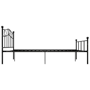 Bettgestell Schwarz Metall 120x200 cm