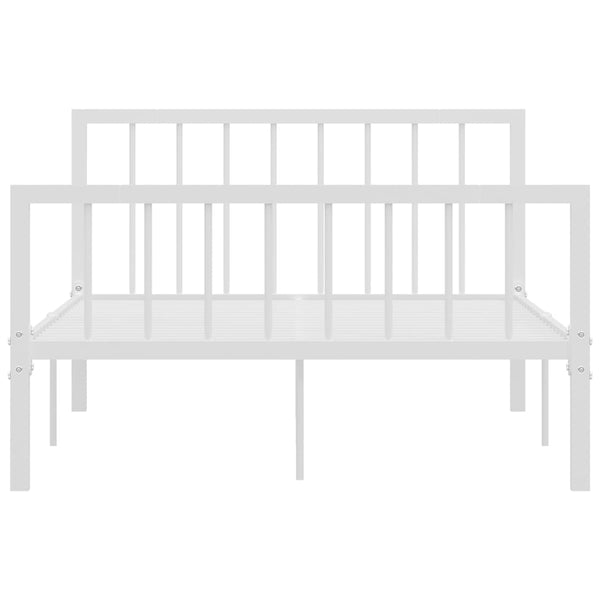 Bettgestell Weiß Metall 120x200 cm
