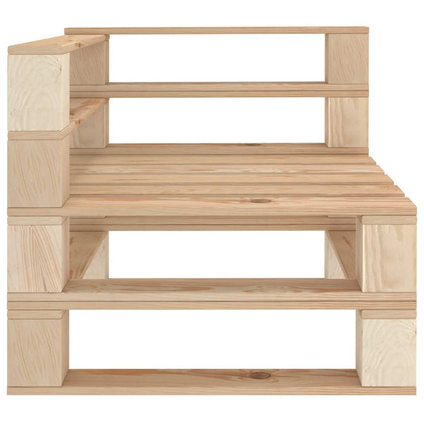 vidaXL Canapé de jardin palettes 4 places en bois