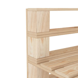 6-tlg. Garten-Lounge-Set aus Paletten Holz