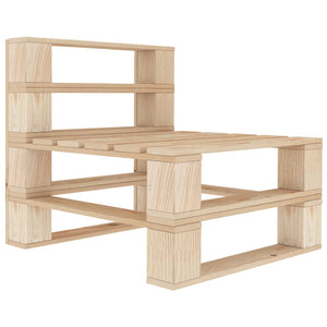 6-tlg. Garten-Lounge-Set aus Paletten Holz