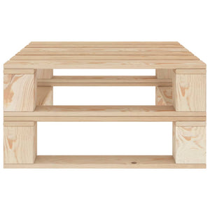 7-tlg. Garten-Lounge-Set aus Paletten Holz