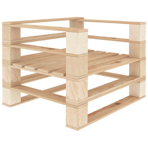 5-tlg. Garten-Lounge-Set aus Paletten Holz