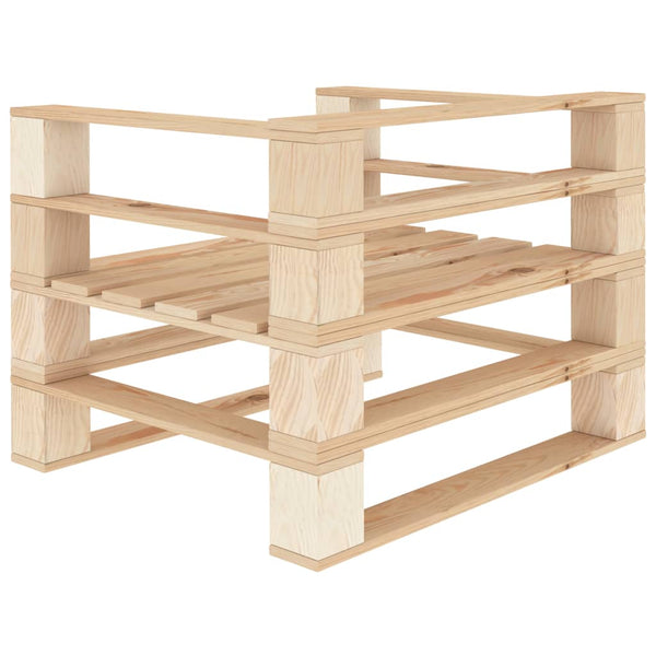 5-tlg. Garten-Lounge-Set aus Paletten Holz