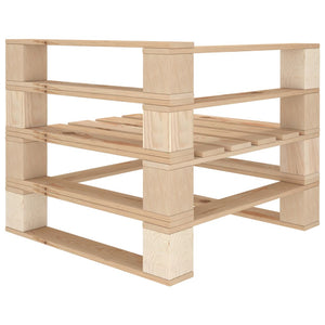 6-tlg. Garten-Lounge-Set aus Paletten Holz