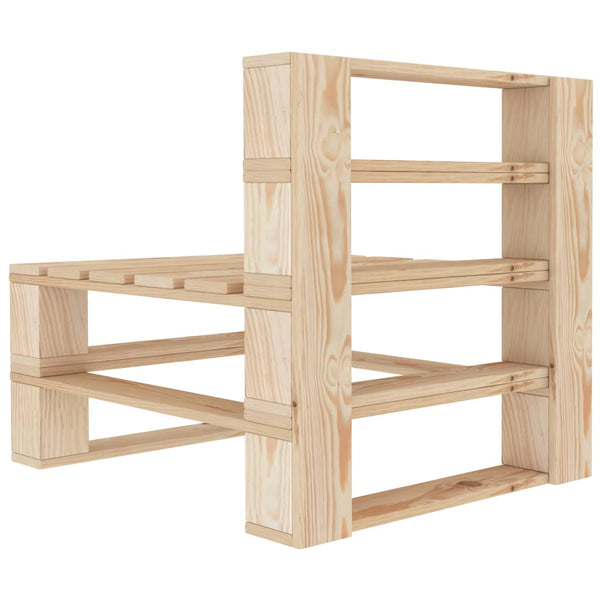 6-tlg. Garten-Lounge-Set aus Paletten Holz