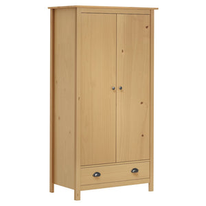 vidaXL Armoire 2 portes Hill 89x50x170 cm Bois de pin massif