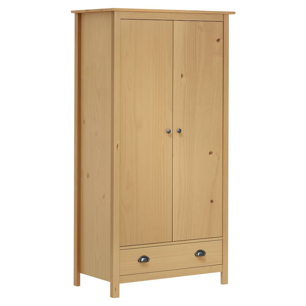 vidaXL Armoire 2 portes Hill 89x50x170 cm Bois de pin massif