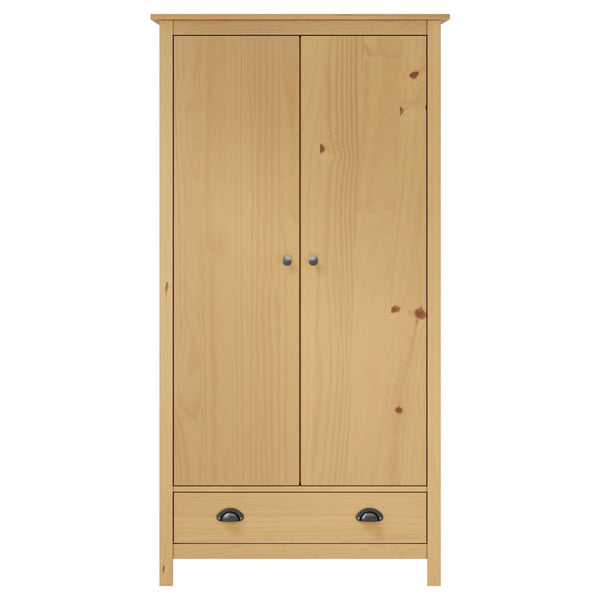 vidaXL Armoire 2 portes Hill 89x50x170 cm Bois de pin massif