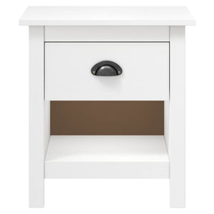 vidaXL Tables de chevet 2 pcs Hill 46x35x49,5 cm en pin massif
