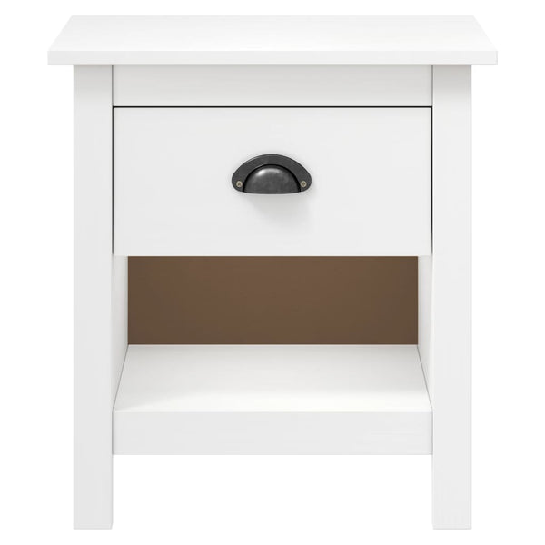 vidaXL Tables de chevet 2 pcs Hill 46x35x49,5 cm en pin massif