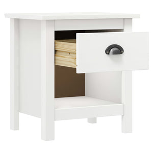 vidaXL Tables de chevet 2 pcs Hill 46x35x49,5 cm en pin massif