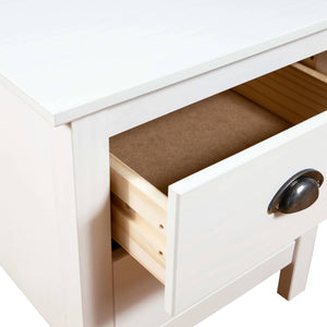 vidaXL Tables de chevet 2 pcs Hill 46x35x49,5 cm en pin massif