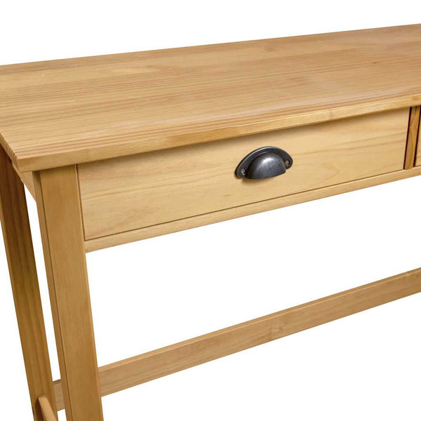 Konsolentisch Hill mit 2 Schubladen 110×45×74 cm Kiefernholz
