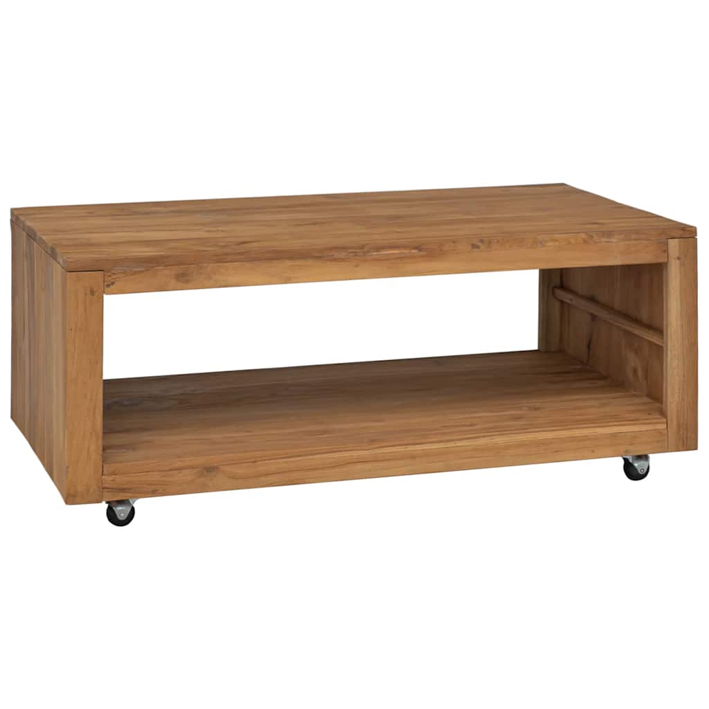 Couchtisch 110x60x40 cm Massivholz Teak