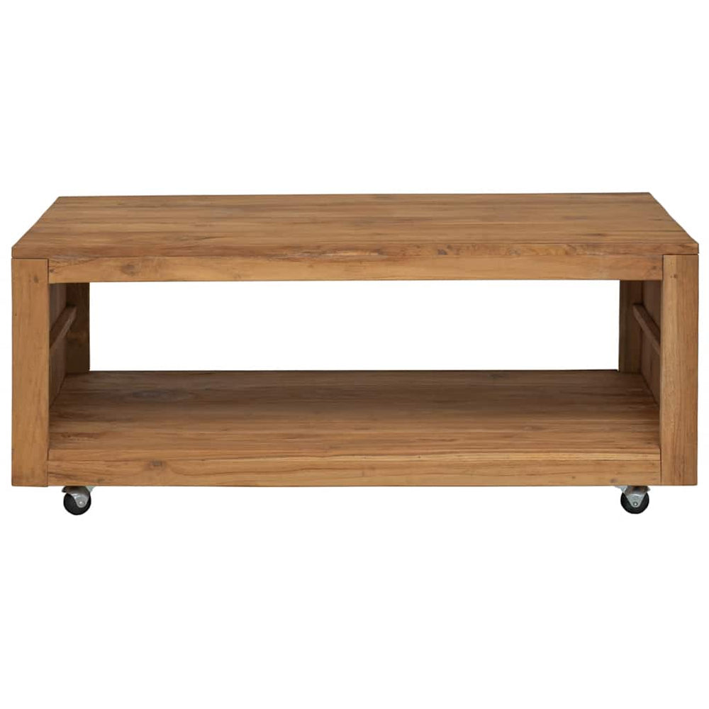 Couchtisch 110x60x40 cm Massivholz Teak