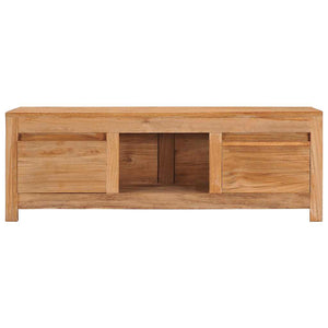 TV-Schrank 100×30×35 cm Massivholz Teak