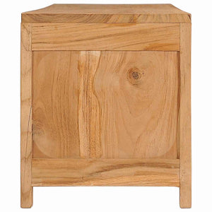 TV-Schrank 115x30x35 cm Massivholz Teak